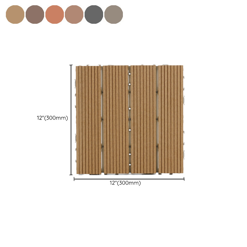 Lisslune | Traditional Floor Tiles Solid Color Click-Lock Flooring Tiles