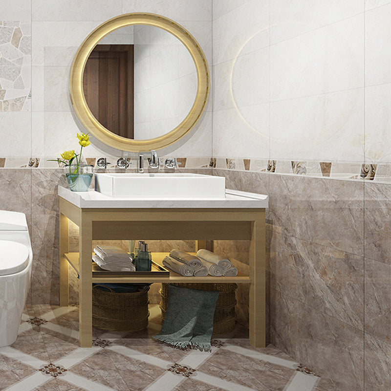 Lisslune | Modern Peel and Stick Tile Ceramic Single Plate Rectangular Peel & Stick Mosaic Tile