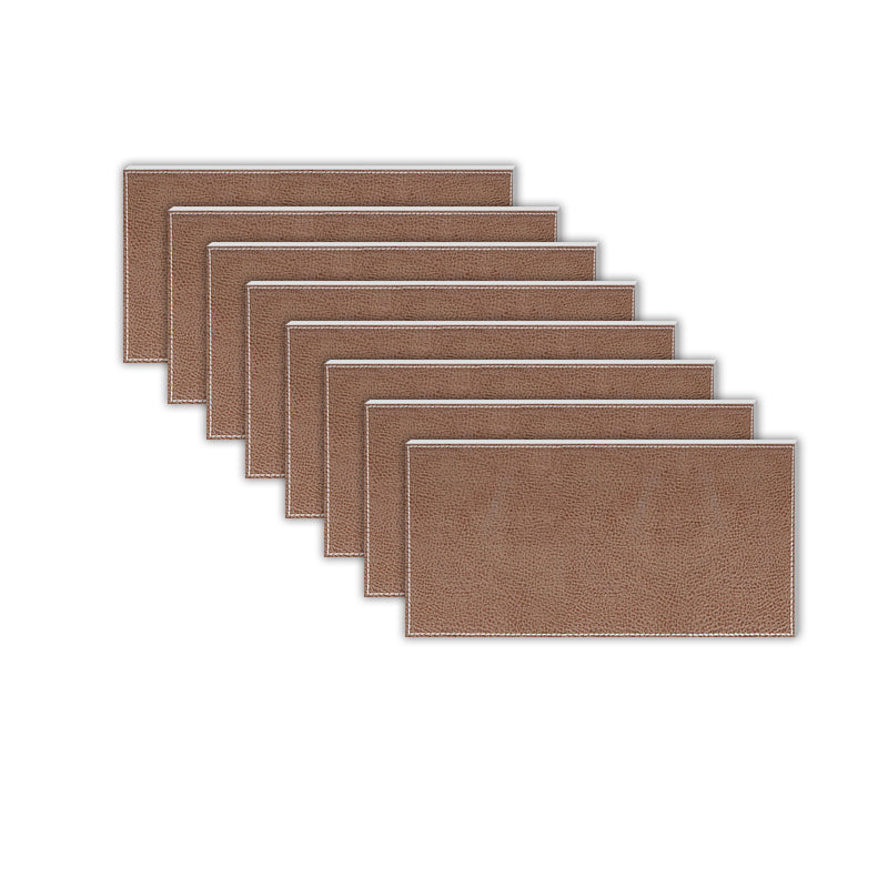 Lisslune | Modern Peel and Stick Tile Ceramic Single Plate Rectangular Peel & Stick Mosaic Tile