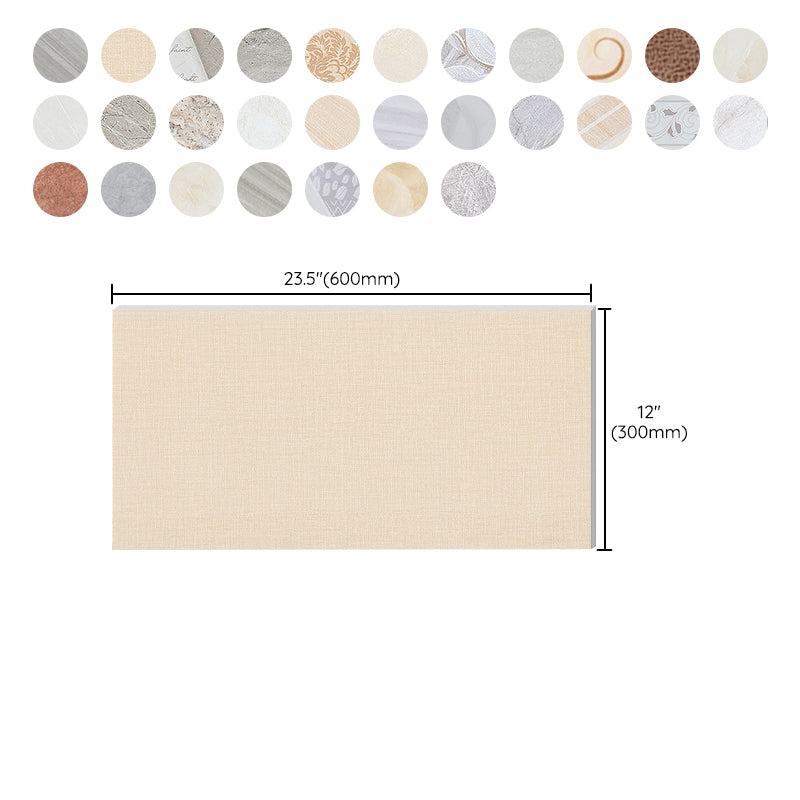 Lisslune | Modern Peel and Stick Tile Ceramic Single Plate Rectangular Peel & Stick Mosaic Tile