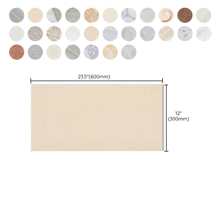 Lisslune | Modern Peel and Stick Tile Ceramic Single Plate Rectangular Peel & Stick Mosaic Tile