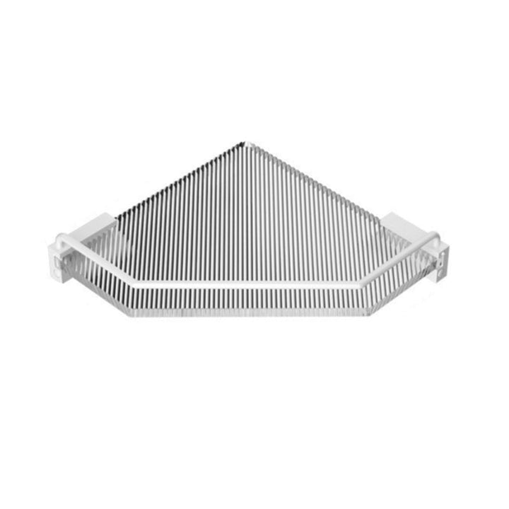 Lisslune | White & Clear Acrylic Bath Accessory Set with Towel Holder/Paper Holder/Bathrobe Hook