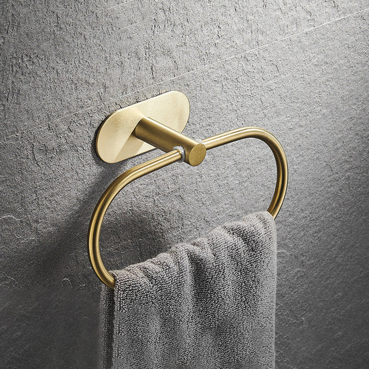 Lisslune | 4-piece traditional bathroom hardware set with towel ring/paper holder & bath towel hook