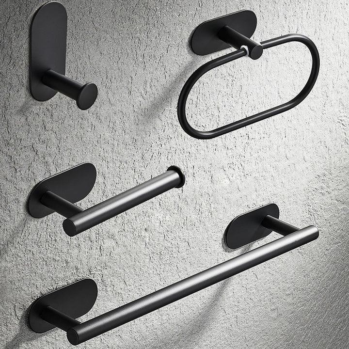Lisslune | 4-piece traditional bathroom hardware set with towel ring/paper holder & bath towel hook