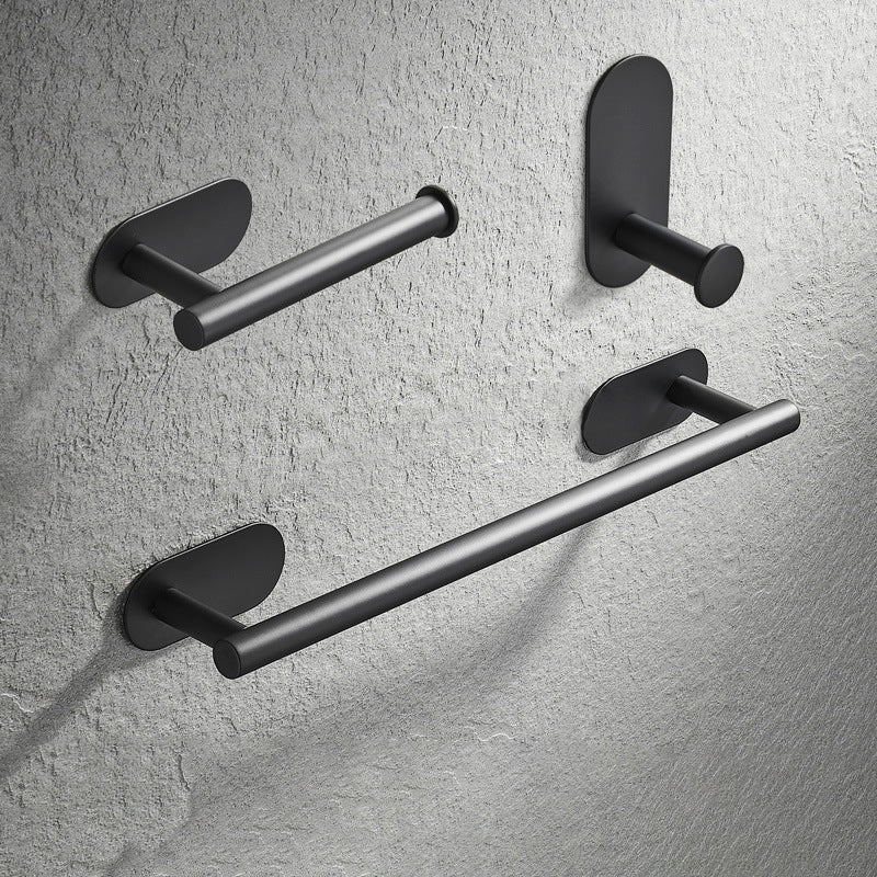 Lisslune | 4-piece traditional bathroom hardware set with towel ring/paper holder & bath towel hook