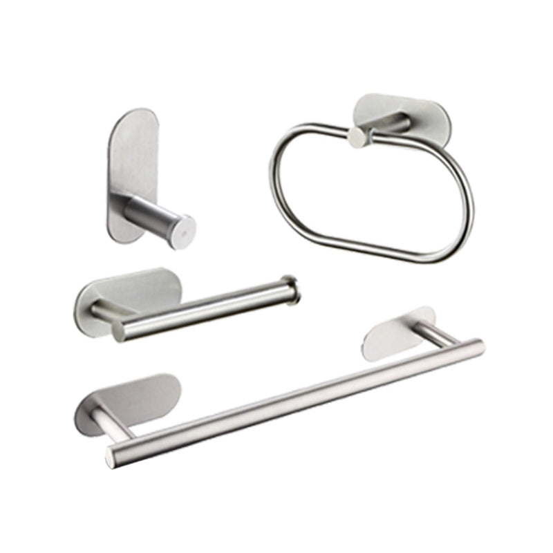 Lisslune | 4-piece traditional bathroom hardware set with towel ring/paper holder & bath towel hook