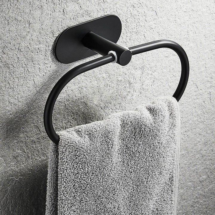 Lisslune | 4-piece traditional bathroom hardware set with towel ring/paper holder & bath towel hook