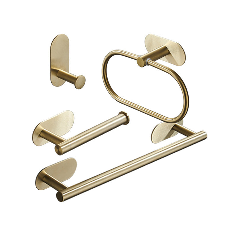 Lisslune | 4-piece traditional bathroom hardware set with towel ring/paper holder & bath towel hook