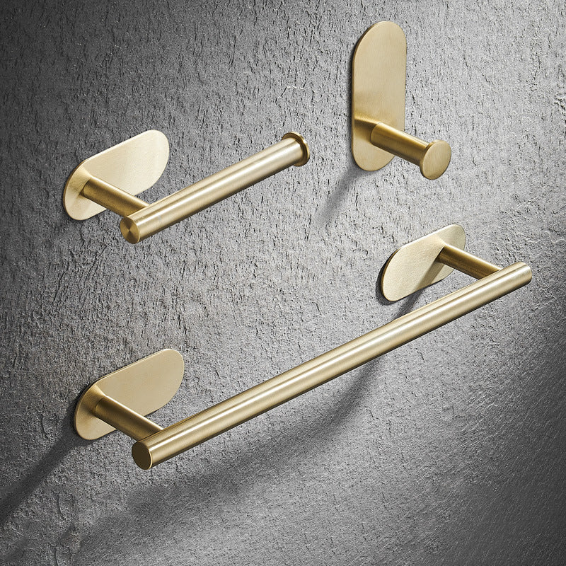 Lisslune | 4-piece traditional bathroom hardware set with towel ring/paper holder & bath towel hook
