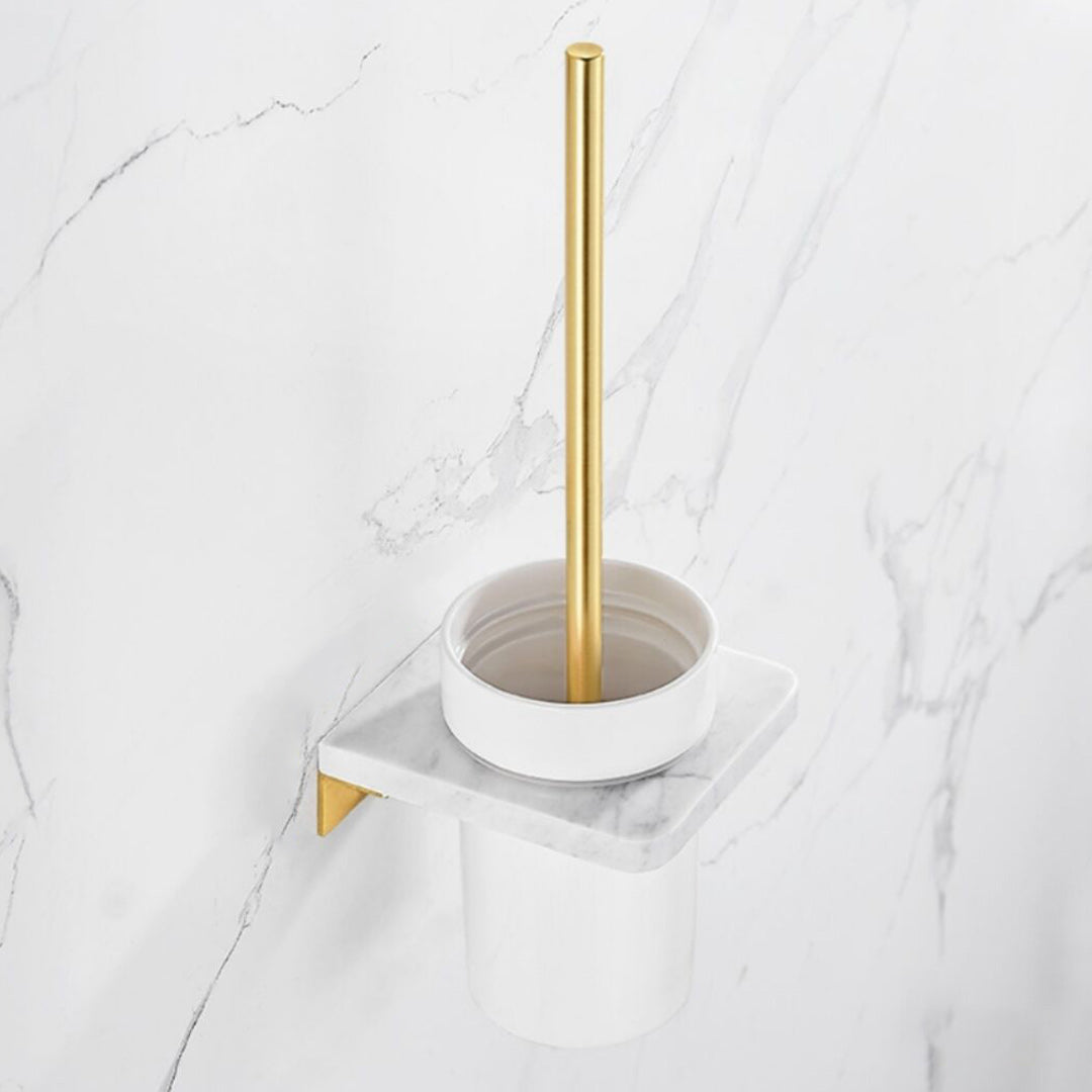 Lisslune | Modern bathroom accessories as a single piece or as a set in marble and metal