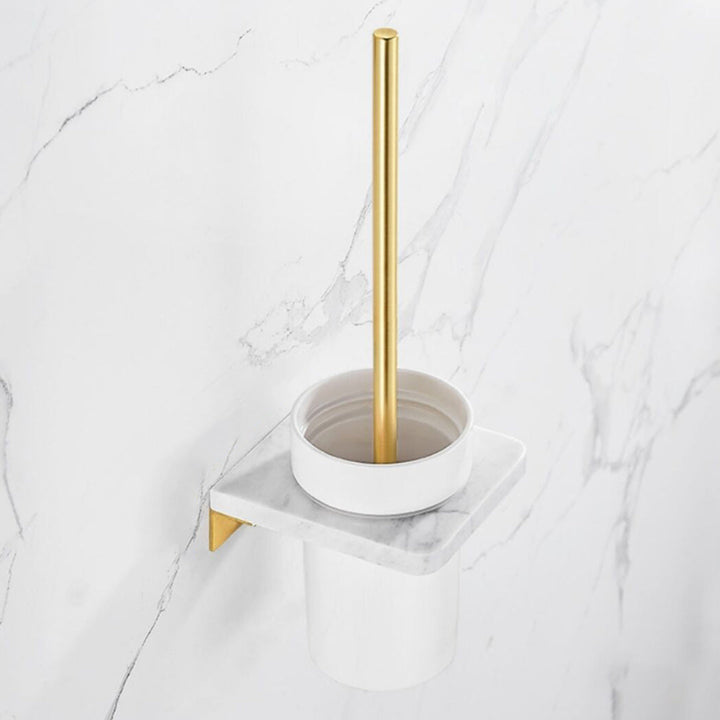 Lisslune | Modern bathroom accessories as a single piece or as a set in marble and metal