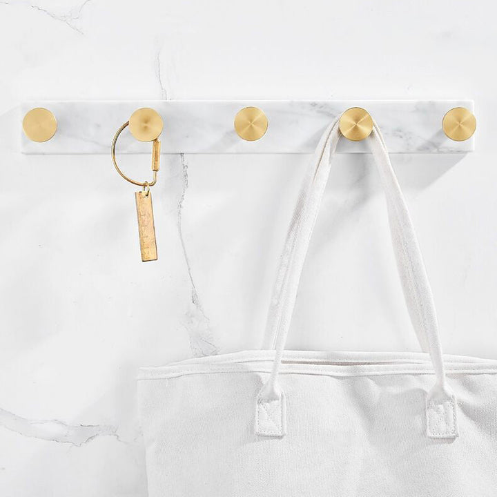 Lisslune | Modern bathroom accessories as a single piece or as a set in marble and metal