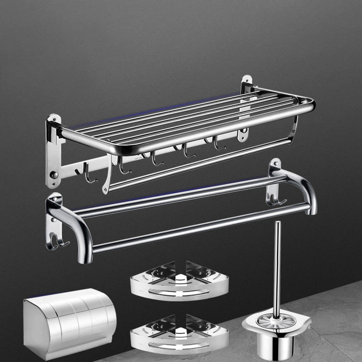 Lisslune | 6-piece stainless steel modern bathroom accessories as a single item or as a set