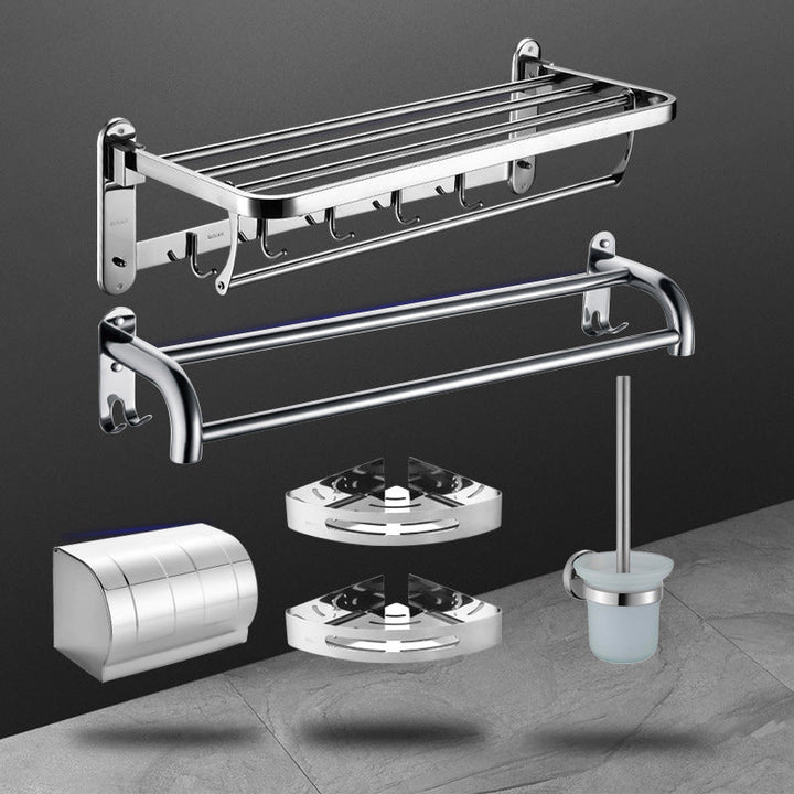 Lisslune | 6-piece stainless steel modern bathroom accessories as a single item or as a set