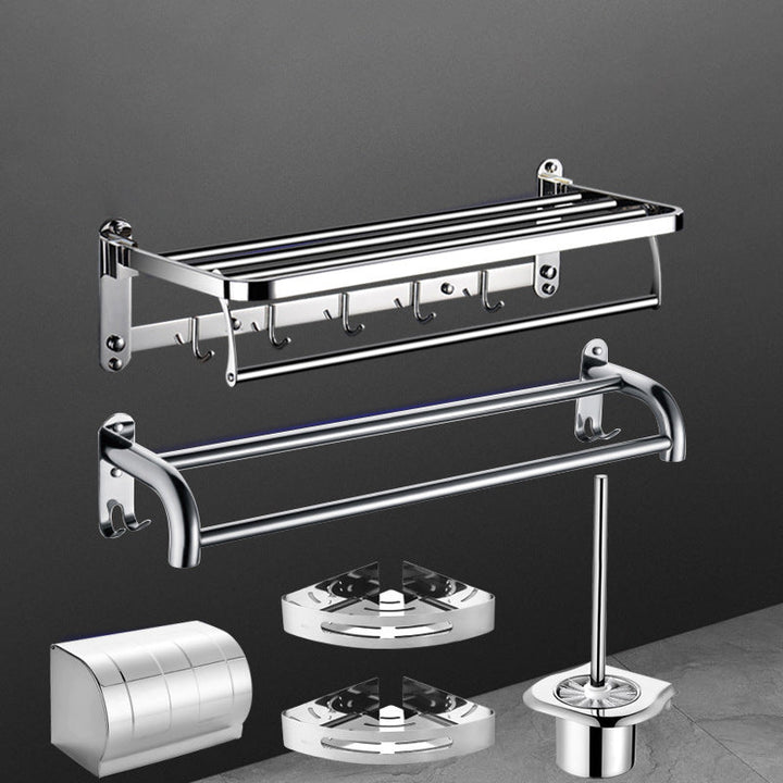 Lisslune | 6-piece stainless steel modern bathroom accessories as a single item or as a set
