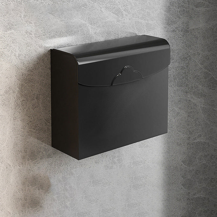 Lisslune | Modern Matte Black Bathroom Accessory Set with Bath Shelf/Towel Hook/Towel Bar