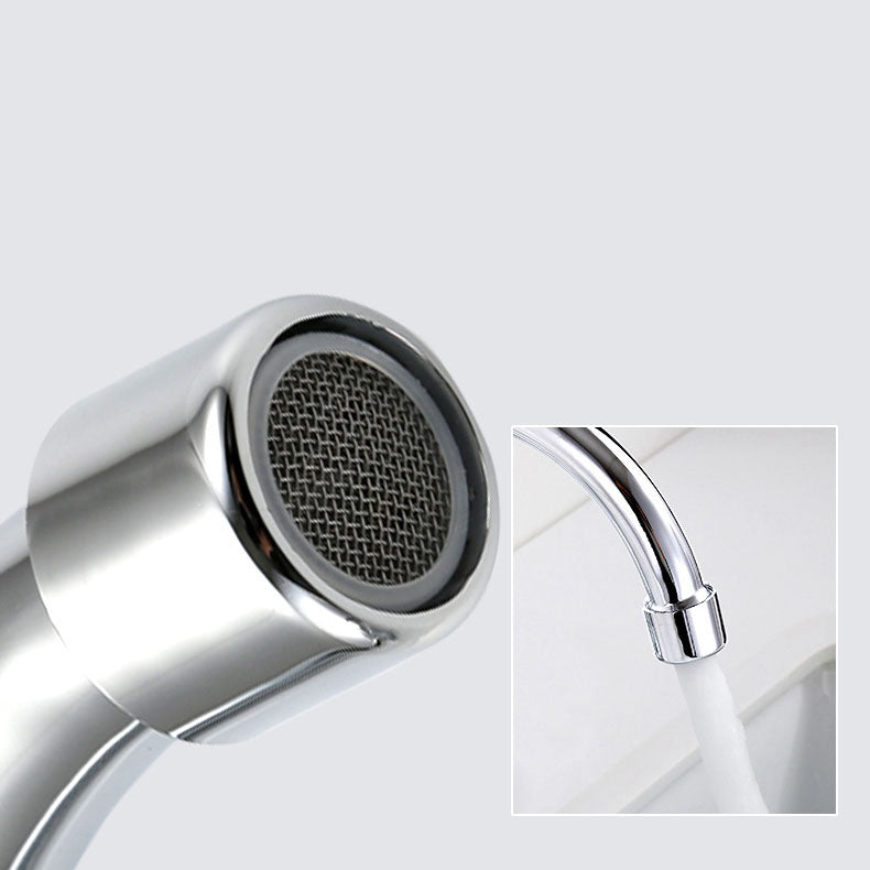 Lisslune | High arch brass bathroom faucet double handle sink faucet