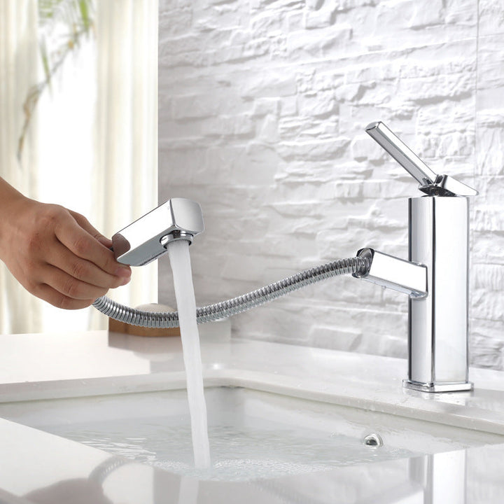 Lisslune | Glam Style Faucet Single-Handle Centerset Faucet with Swivel Spout