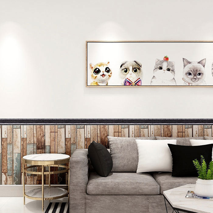 Lisslune | Plastic wall cladding peel and attach wall cladding with waterproof