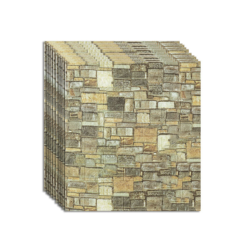 Lisslune | Industrial Wall Plank 3D Print Bathroom Living Room Wall Panels Set of 10