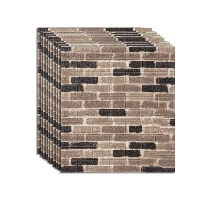 Lisslune | Industrial Wall Plank 3D Print Bathroom Living Room Wall Panels Set of 10