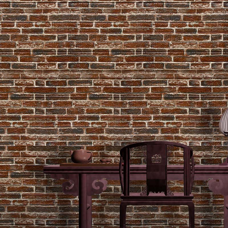 Lisslune | Industrial Wall Plank 3D Print Bathroom Living Room Wall Panels Set of 10
