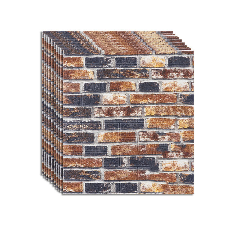 Lisslune | Industrial Wall Plank 3D Print Bathroom Living Room Wall Panels Set of 10