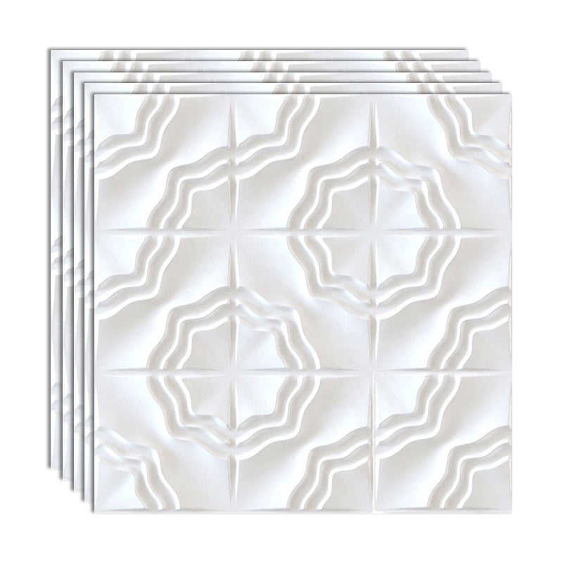 Lisslune | Modern square wall panel Peel and stick texture pattern wall covering