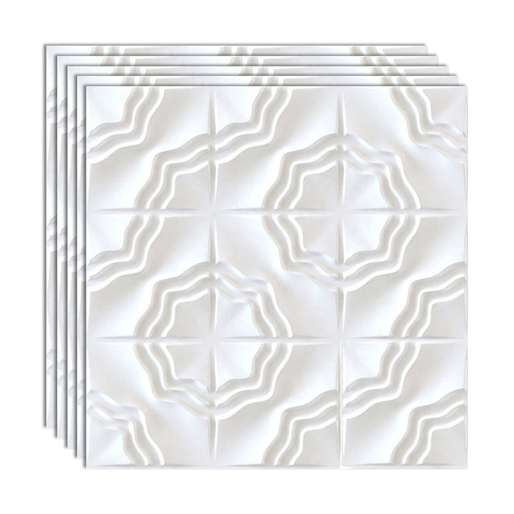 Lisslune | Modern square wall panel Peel and stick texture pattern wall covering