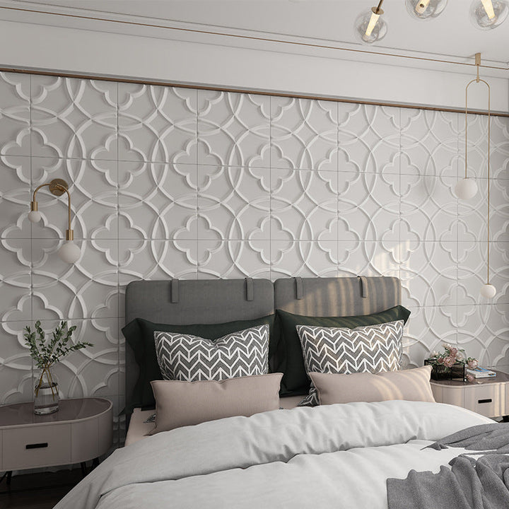 Lisslune | Modern square wall panel Peel and stick texture pattern wall covering