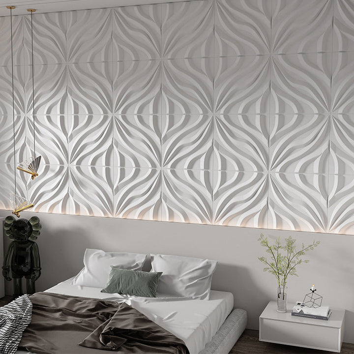 Lisslune | Modern square wall panel Peel and stick texture pattern wall covering