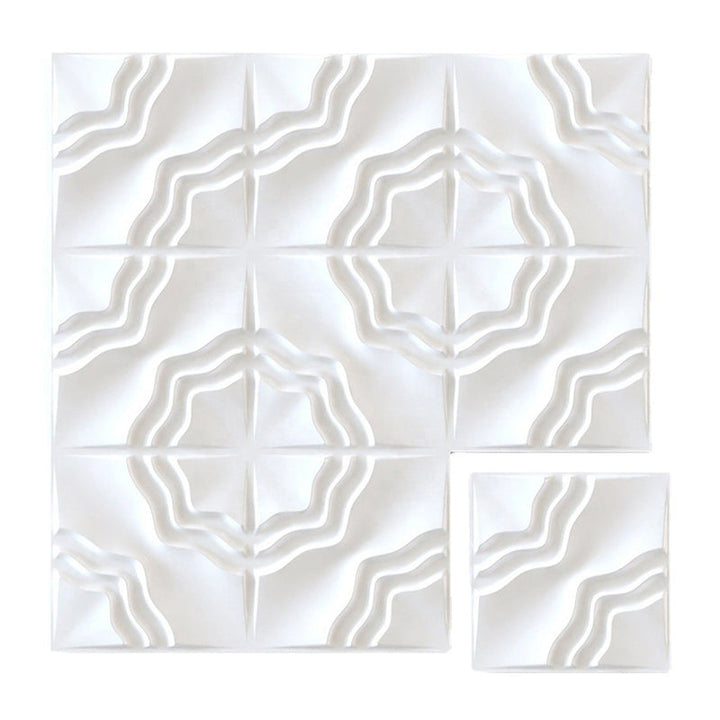 Lisslune | Modern square wall panel Peel and stick texture pattern wall covering