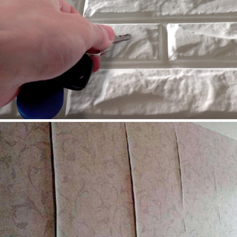 Lisslune | Modern square wall panel Peel and stick texture pattern wall covering