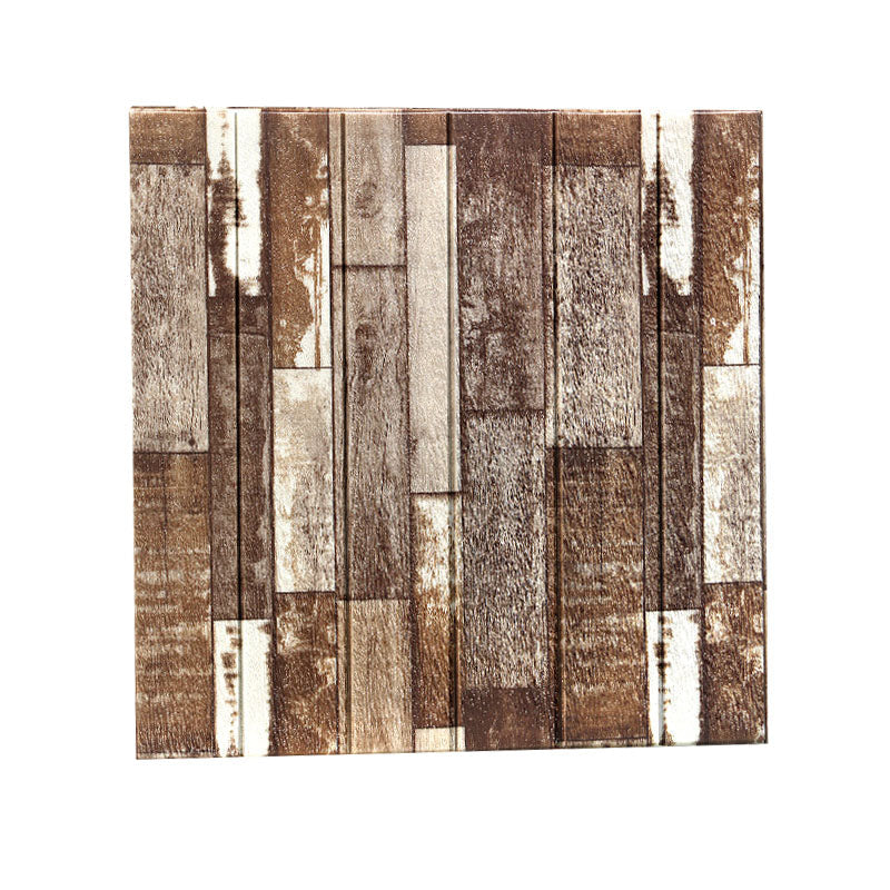 Lisslune | Modern Wall Paneling Peel and Stick Wood Look Design Rectangular Wall Paneling