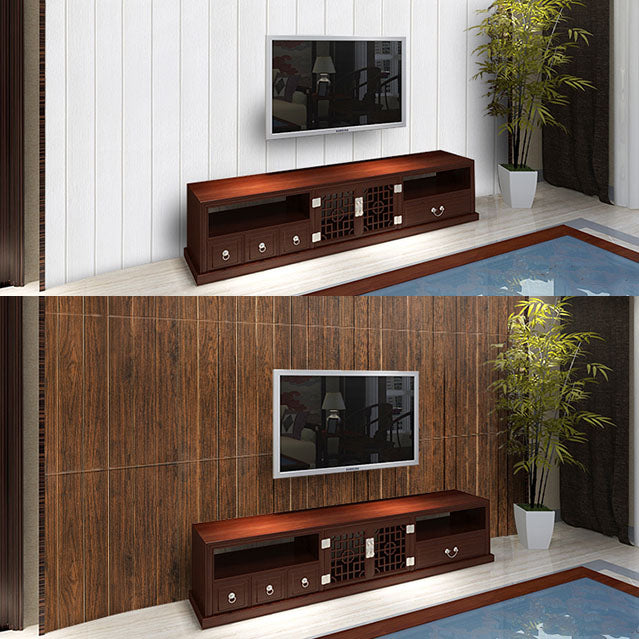 Lisslune | Modern Wall Paneling Peel and Stick Wood Look Design Rectangular Wall Paneling