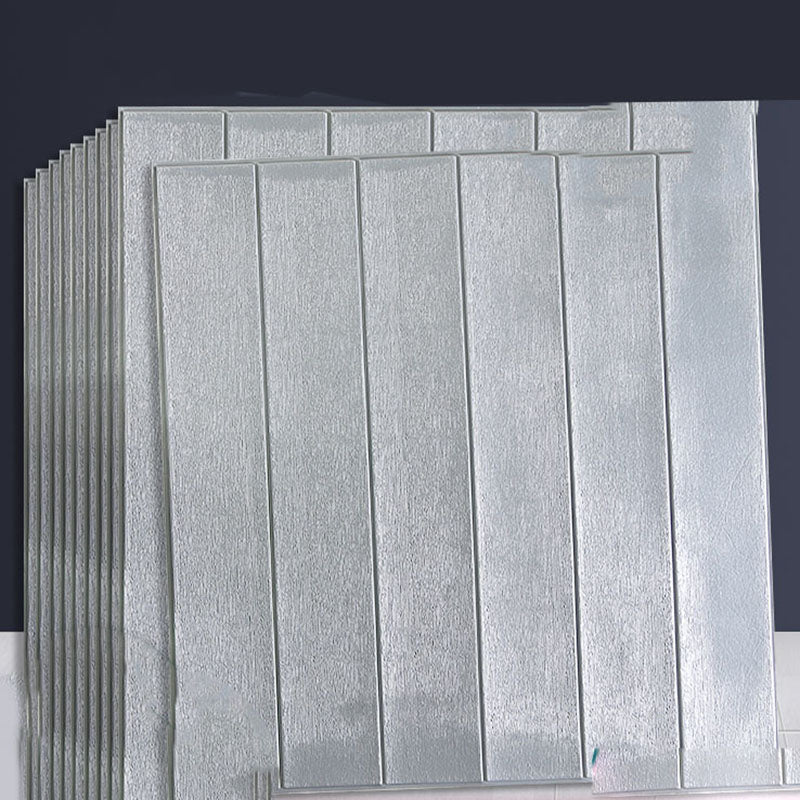 Lisslune | Modern Wall Paneling Peel and Stick Wood Look Design Rectangular Wall Paneling