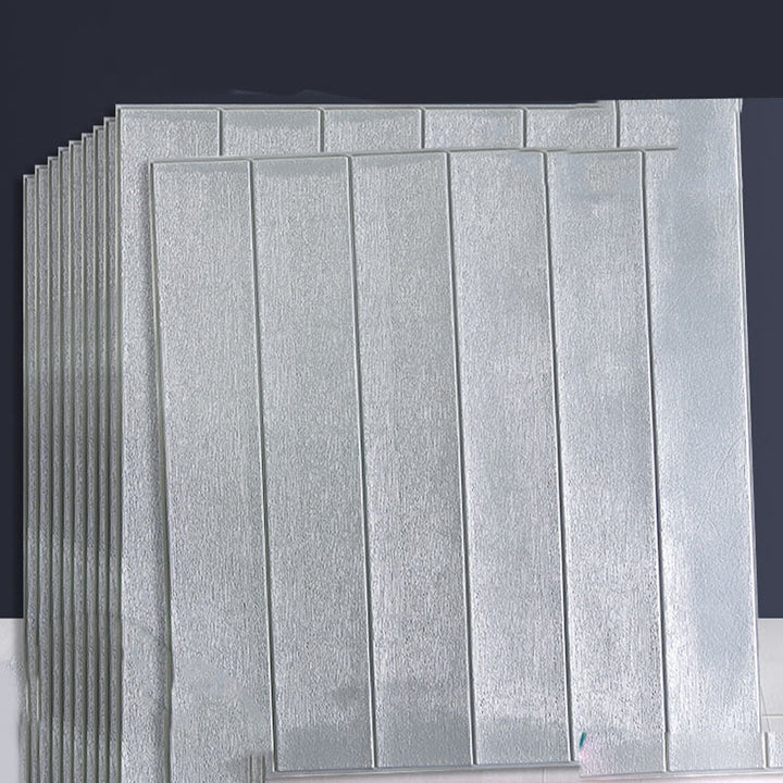 Lisslune | Modern Wall Paneling Peel and Stick Wood Look Design Rectangular Wall Paneling