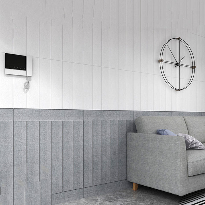 Lisslune | Modern Wall Paneling Peel and Stick Wood Look Design Rectangular Wall Paneling