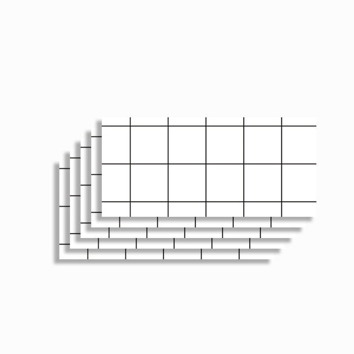 Lisslune | 30 cm X 58 cm PVC rectangular Peel & Stick subway tile kitchen and bathroom backsplash