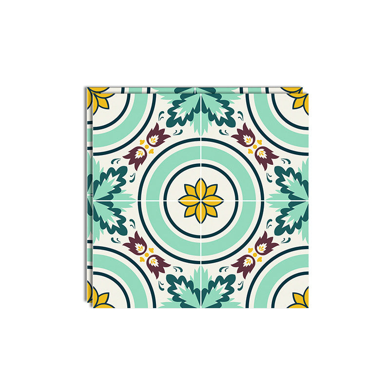 Lisslune | Mosaic Tile Wallpaper Contemporary Plastic Wallpaper with Square Shape