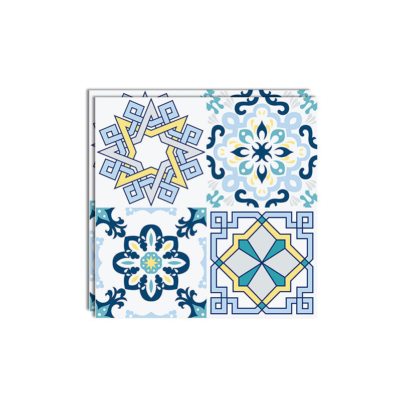 Lisslune | Mosaic Tile Wallpaper Contemporary Plastic Wallpaper with Square Shape