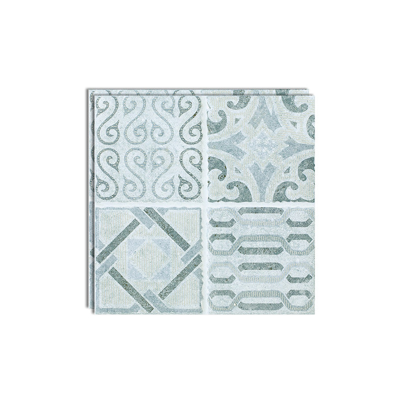 Lisslune | Mosaic Tile Wallpaper Contemporary Plastic Wallpaper with Square Shape