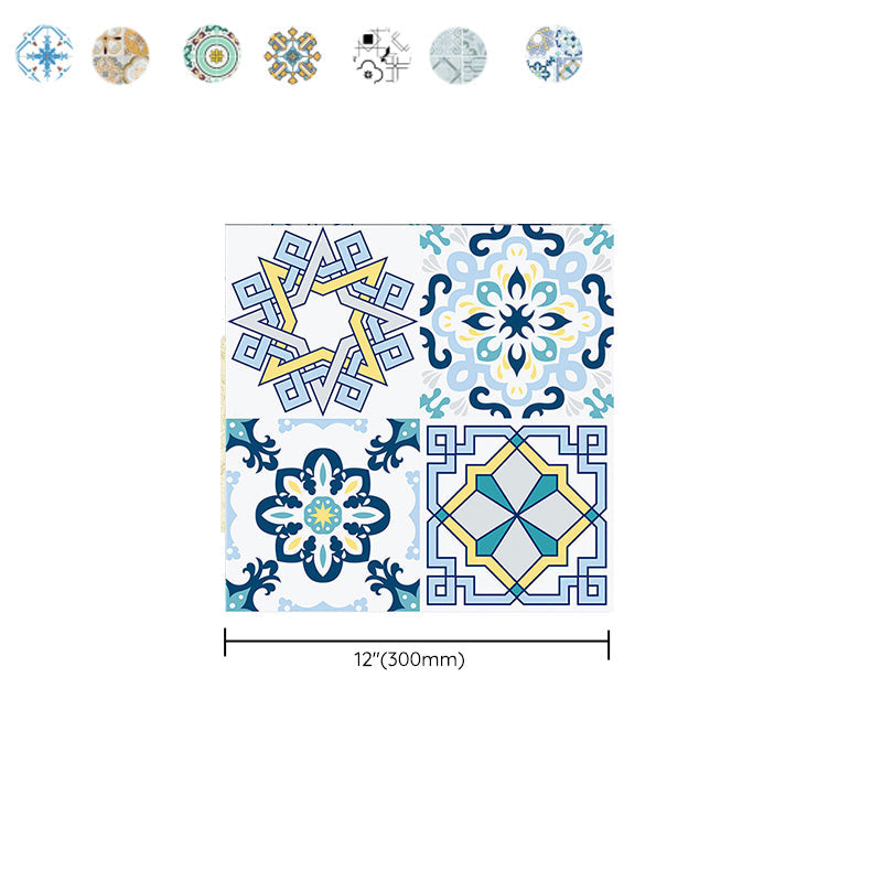 Lisslune | Mosaic Tile Wallpaper Contemporary Plastic Wallpaper with Square Shape