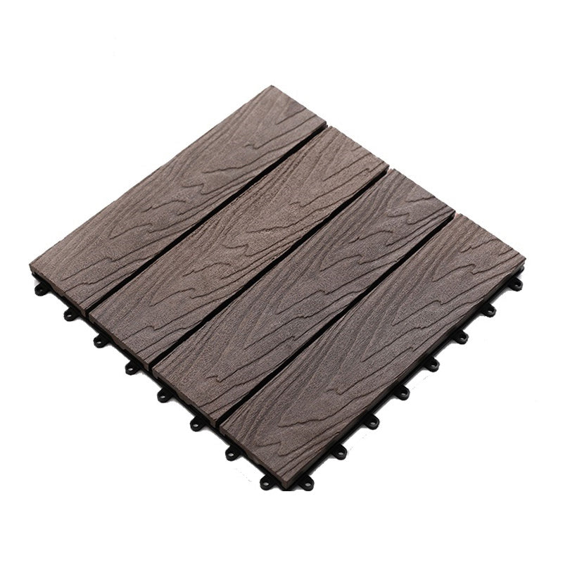 Lisslune | Floor Bullnose Click Lock Wire Brushed Wood Tiles