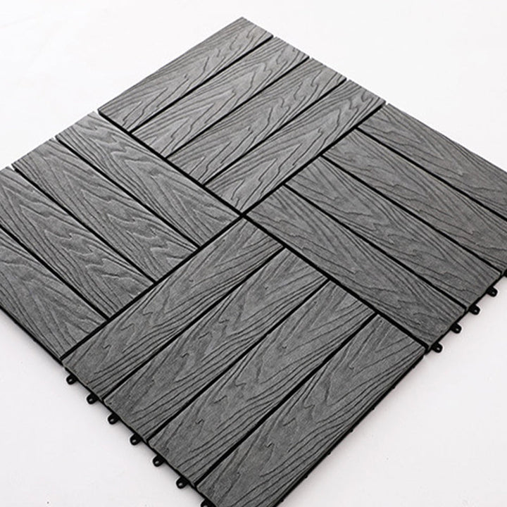Lisslune | Floor Bullnose Click Lock Wire Brushed Wood Tiles