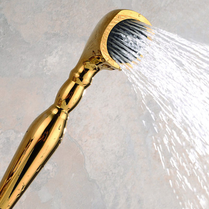 Lisslune | All-Copper Single-Function Handheld Showerhead European Style Antique Rain Showerhead
