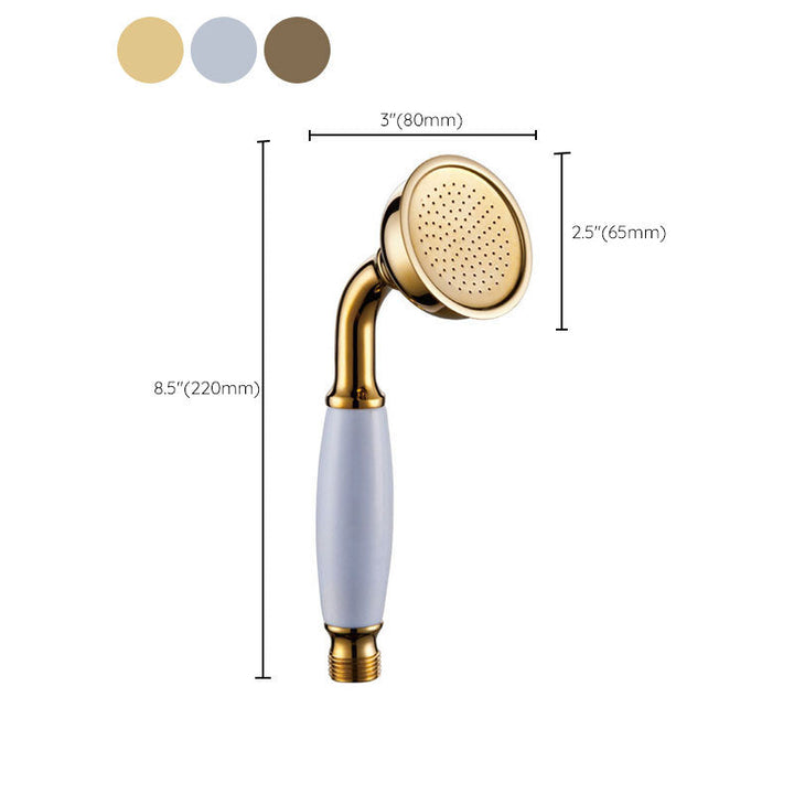 Lisslune | All-Copper Single-Function Handheld Showerhead European Style Antique Rain Showerhead