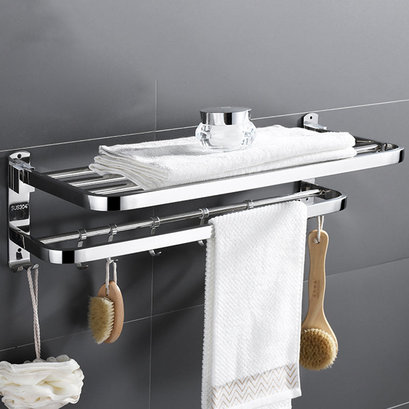 Lisslune | Silver/Black Bathroom Hardware Set Modern Bathroom Accessory Hardware Set