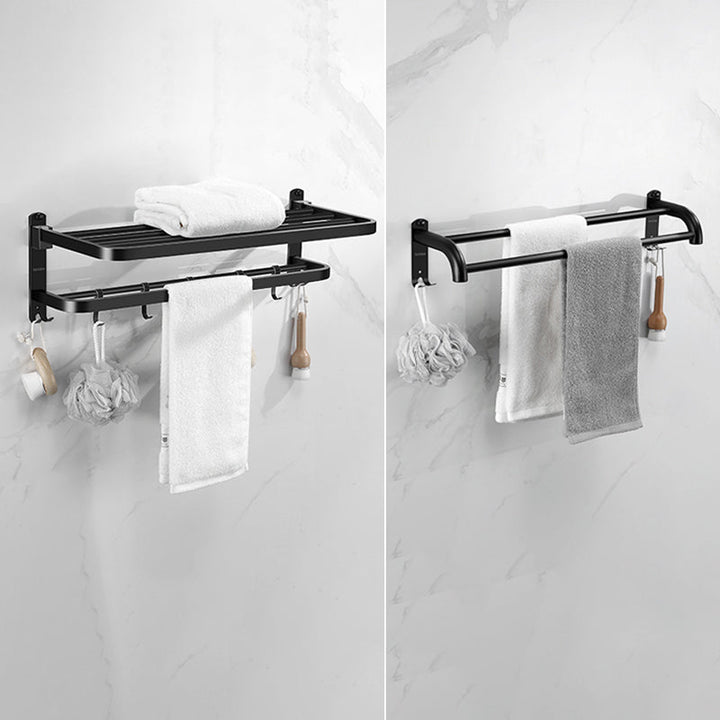 Lisslune | Matte black bathroom accessory set Modern bathroom accessory hardware set