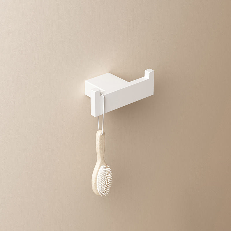 Lisslune | Modern White Bathroom Accessory Set Stainless Steel Bath Hardware Set